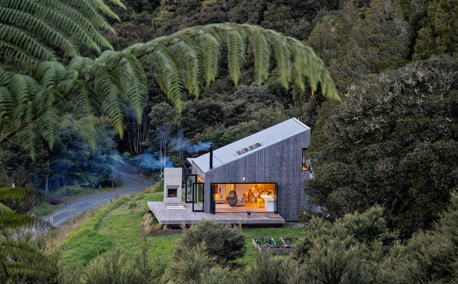 Esta casa de madera es lo más bonito de Nueva Zelanda