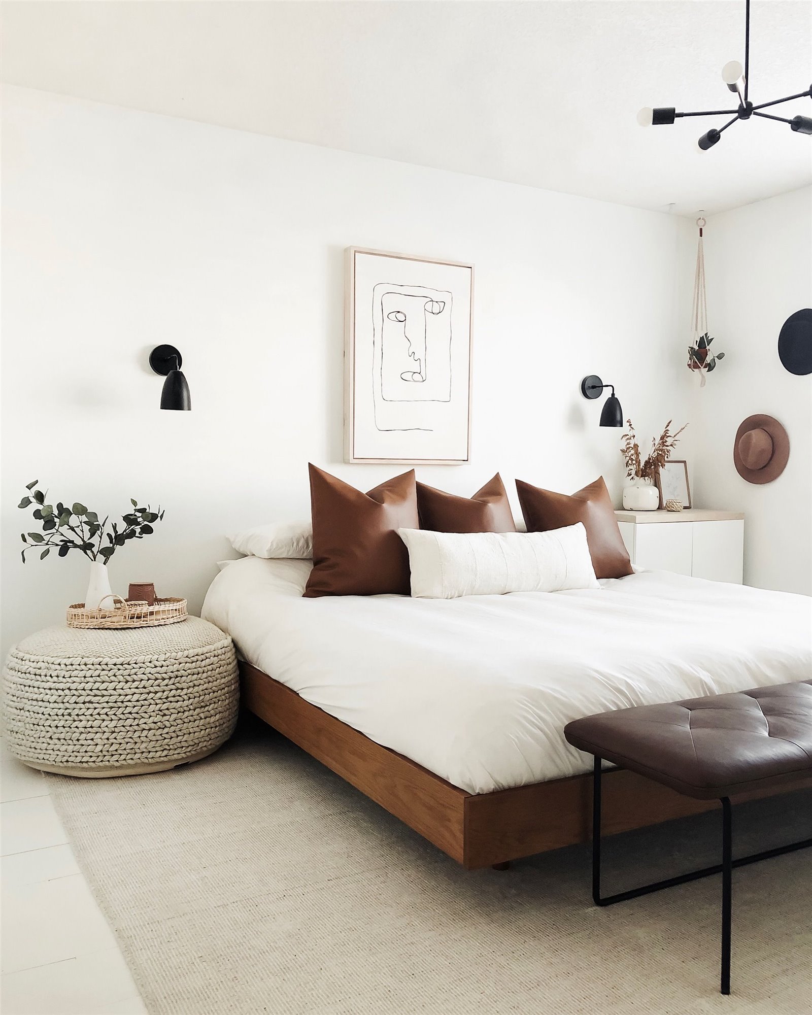 21 Ideas para decorar tu cuarto de forma fácil, lindísima y barata   Decoración de unas, Decoracion de dormitorio matrimonial, Dormitorios