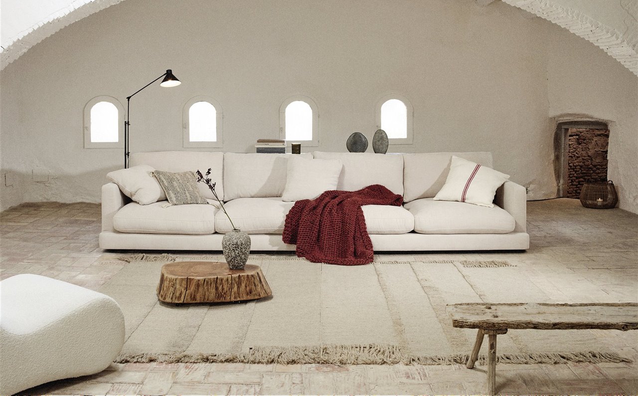 Sofá pequeño en forma de L para sala de estar, sofá moderno de mediados de  siglo con diván reversible modular convertible de 3 asientos con muebles de