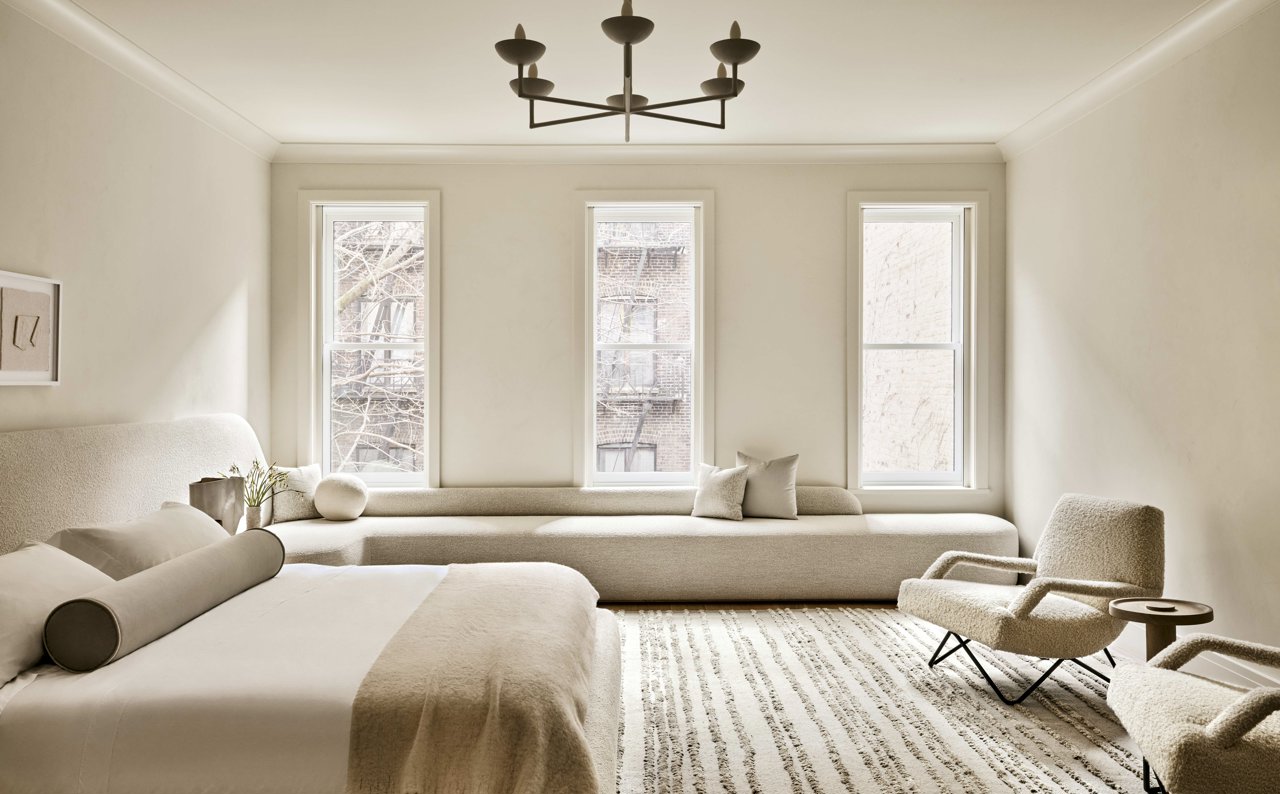 Muebles dormitorio Chicago color blanco mate (cama+cabecero)