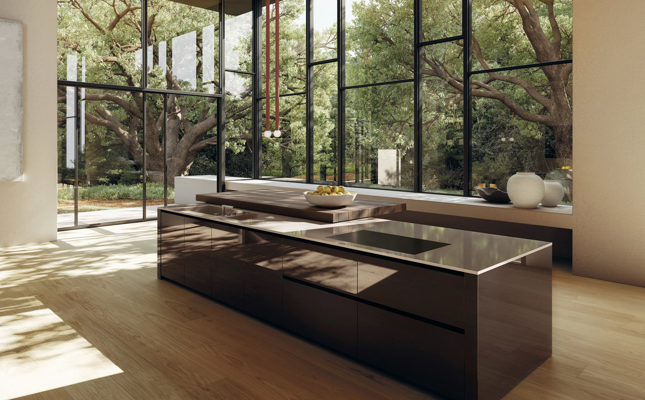 Muebles con persiana para ganar espacio en la cocina - 2024