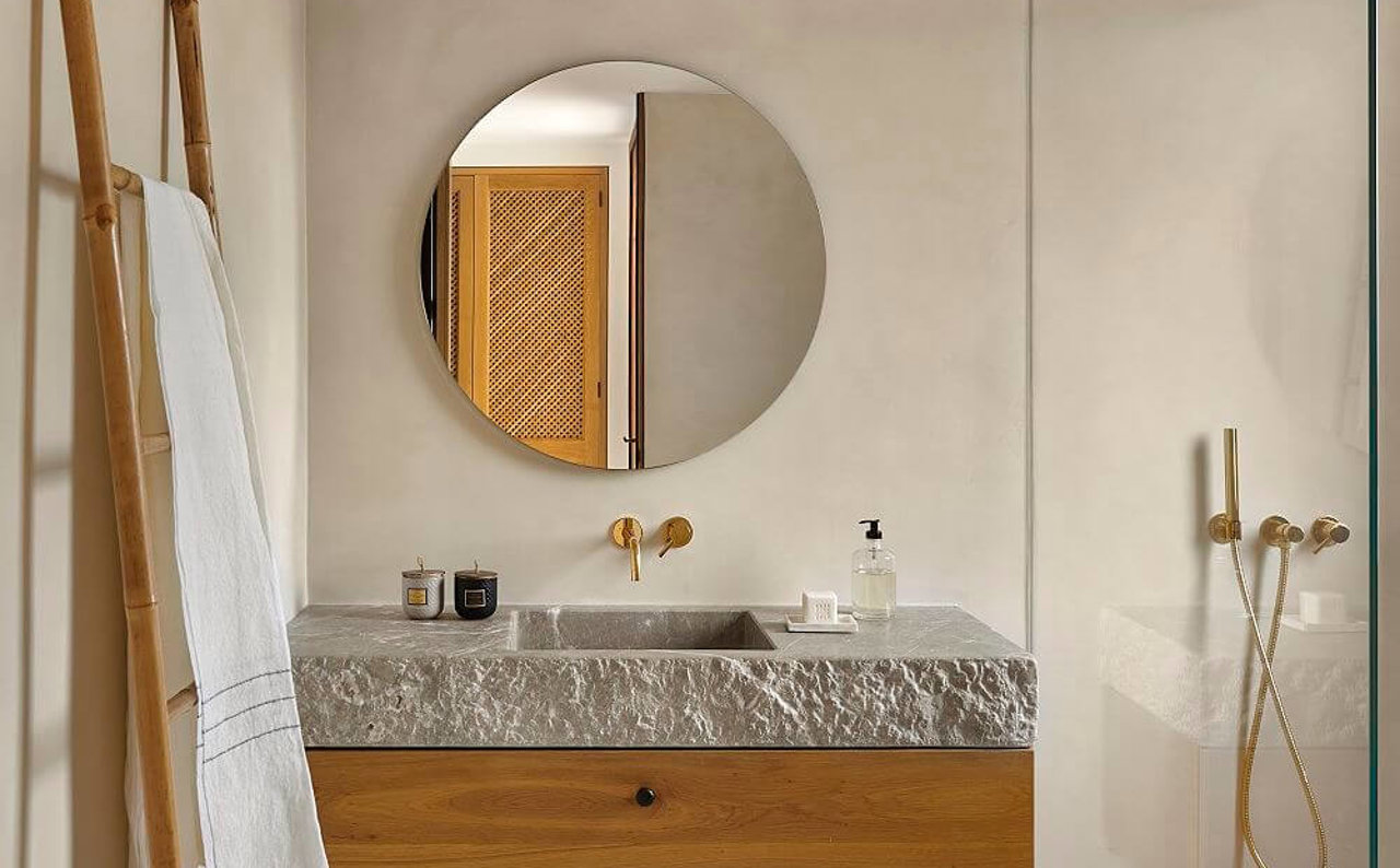 Lavabos de piedra natural, una opción elegante para tu baño